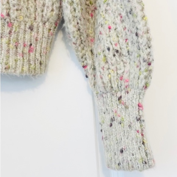 BIMBA Y LOLA Spain Designer Sweater Chunky Confetti Soft Cozy Sz M - Picture 8 of 10